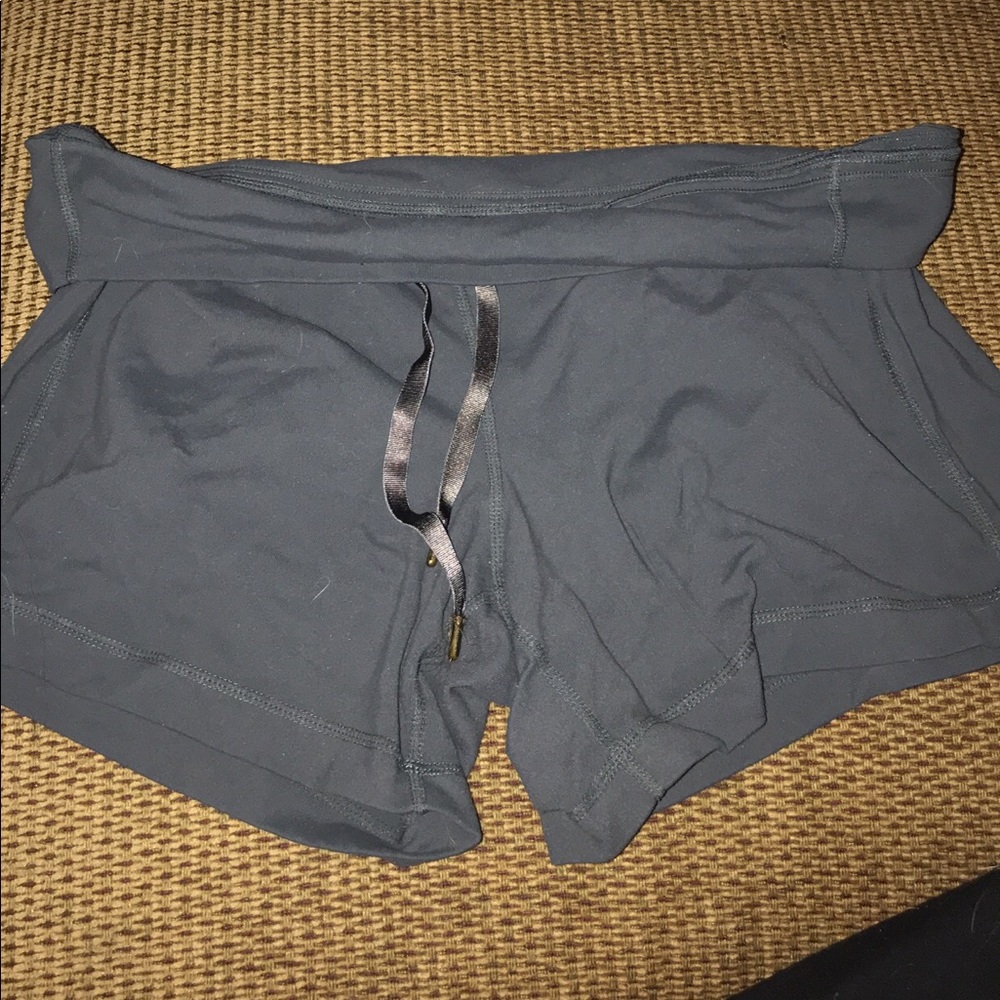 Dark Grey Lulu lemon athletic shorts